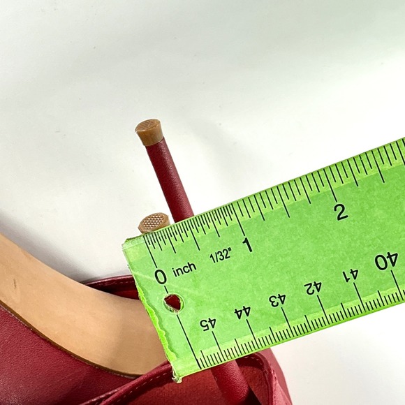 Steve Madden Size 6 Smith NEW Red Leather Foldover Pointed Stiletto Boots $200 - Picture 8 of 16